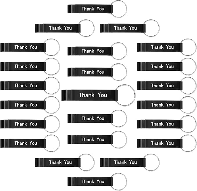 FoldTier 50 Pcs Graduation Thank You Favors Bottle Opener Keychain Bulk by FoldTier