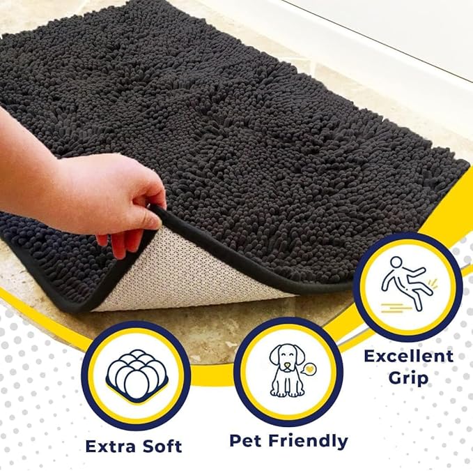 Muddy Mat® | Super Absorbent Door Mat Indoor, Microfiber Quick Dry Chenille - Image 2