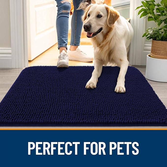 OLANLY Dog Door Mat for Muddy Paws 70x24, Absorbs Moisture and Dirt, Absorbent - Image 6