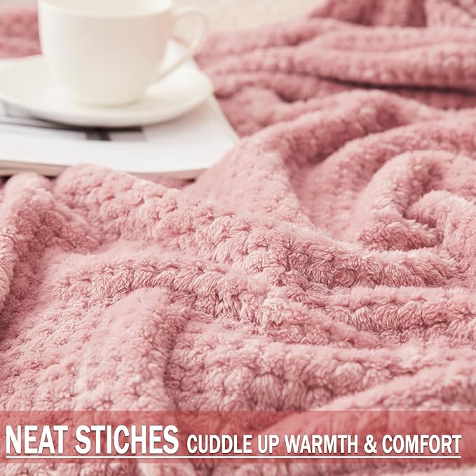 Exclusivo Mezcla Fleece Throw Blanket Extra Large, Super Soft and Warm Blankets - Image 4