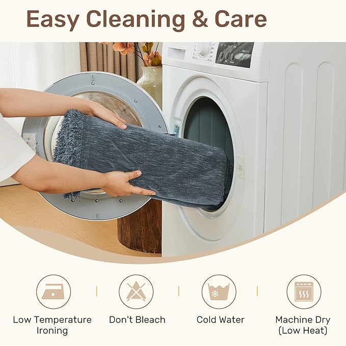 Sectional Couch Covers, 2 Pieces Washable L Shaped Couch Covers Sofa Blanket - Image 9