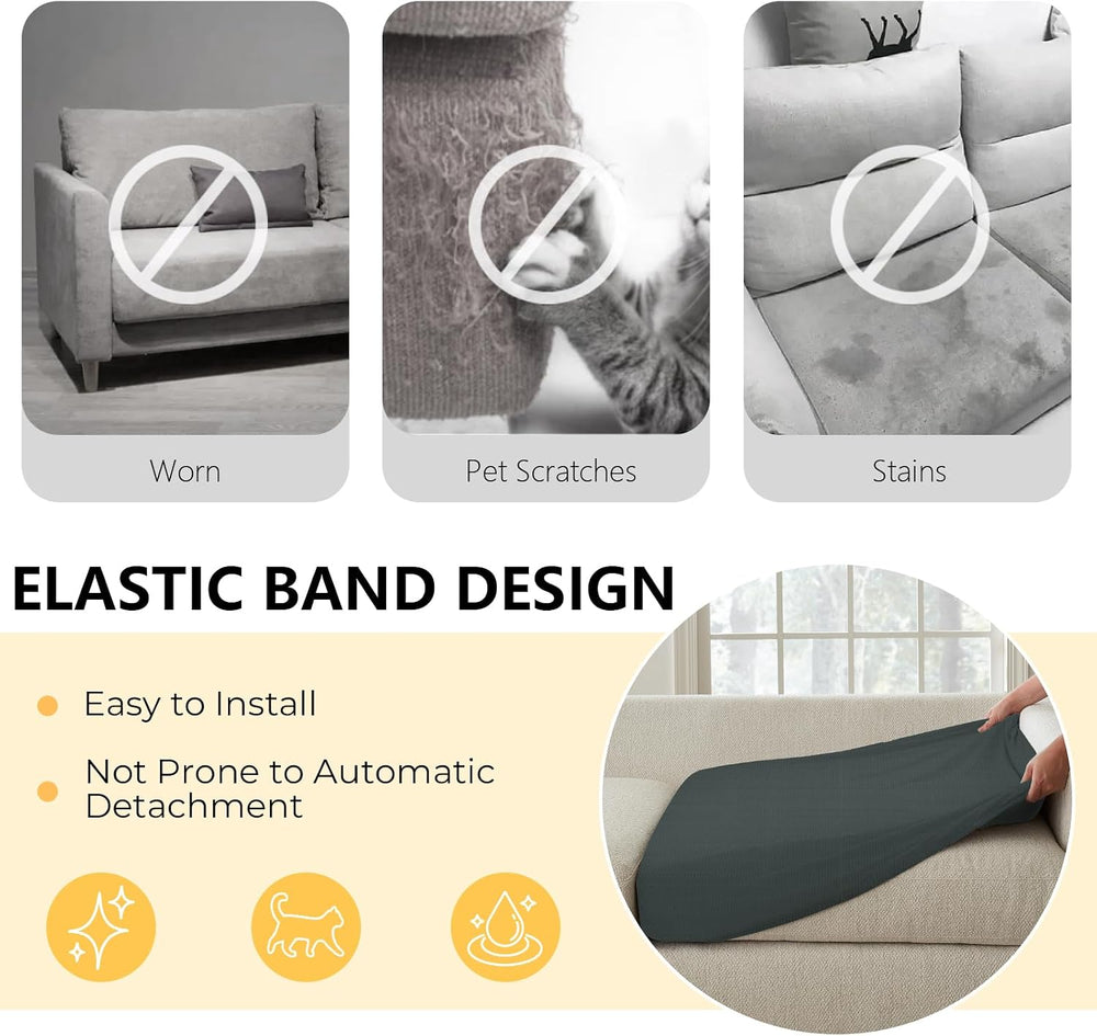 Outdoor Cushion Covers Only, 20-27 inch Universal Fit