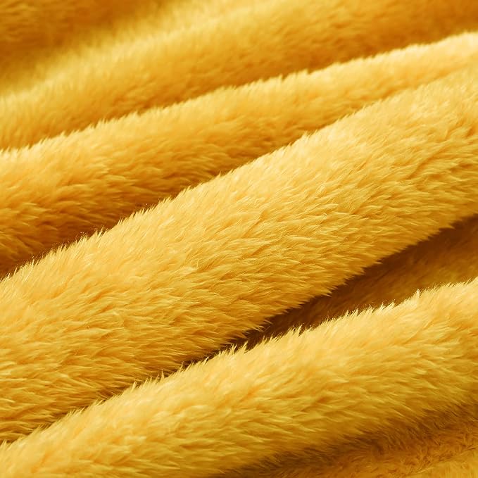 Exclusivo Mezcla Plush Fuzzy Fleece Throw Blanket, Super Soft, Fluffy and Warm - Image 6