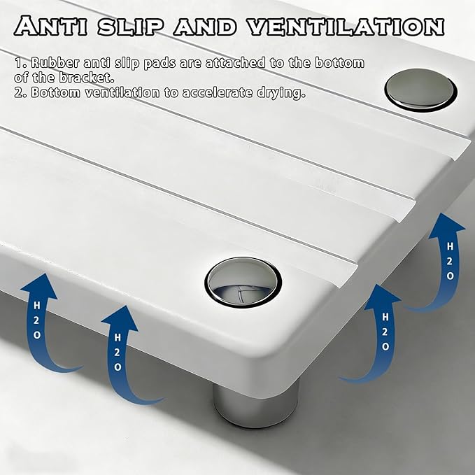 2PCS Instant Dry Sink Caddy for Bathroom Counter, Durable Kitchen Sink Organizer - Image 6