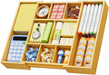 Marbrasse Bamboo Expandable Drawer Organizer, Desk Drawer Organizer Tray by Marbrasse