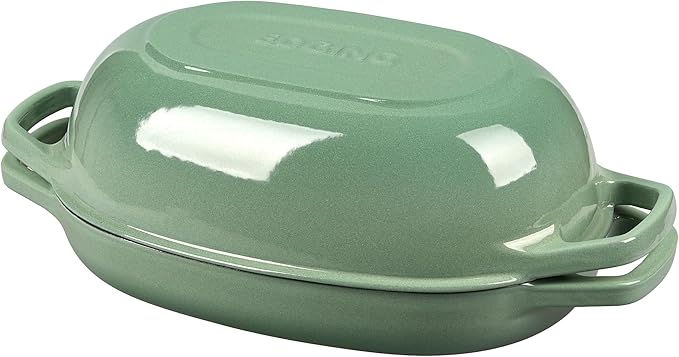 EDGING CASTING Enameled Cast Iron Oval Dutch Oven Pot