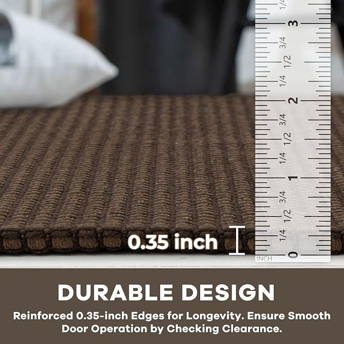 KOZYFLY Washable Area Rug 6x9 ft Rubber Backed Non Slip Rugs - Image 4