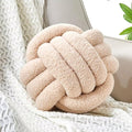 Uvvyui Knot Pillow Ball, Soft Home Decorative Pillows, Round Throw Pillow by Uvvyui