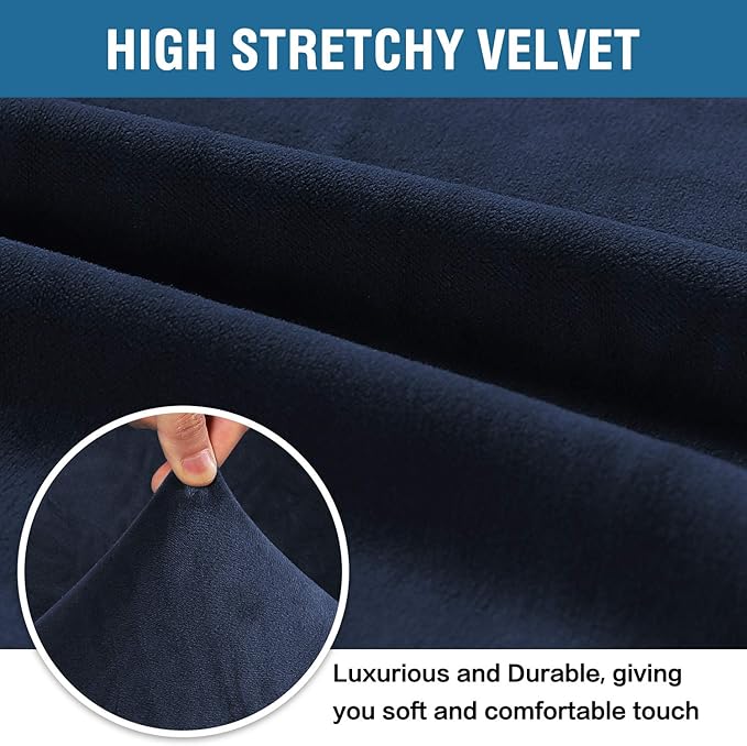 H.VERSAILTEX Stretch Velvet Sofa Covers - Image 3