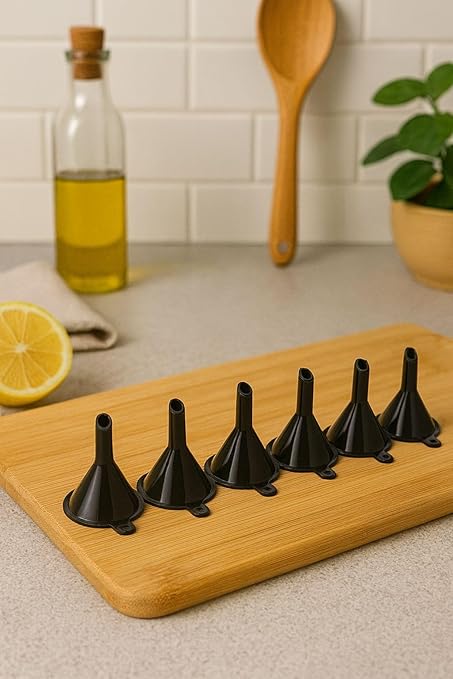 Premium Mini Funnel Small Plastic Funnel 5-Pack - Image 6