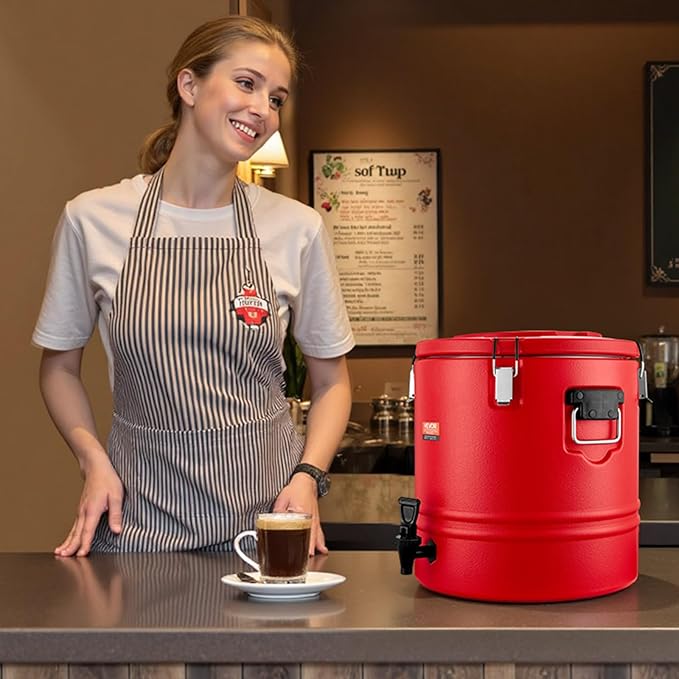 VEVOR Insulated Beverage Dispenser, 8 Gal/30.3L Thermal Hot and Cold Drink - Image 8