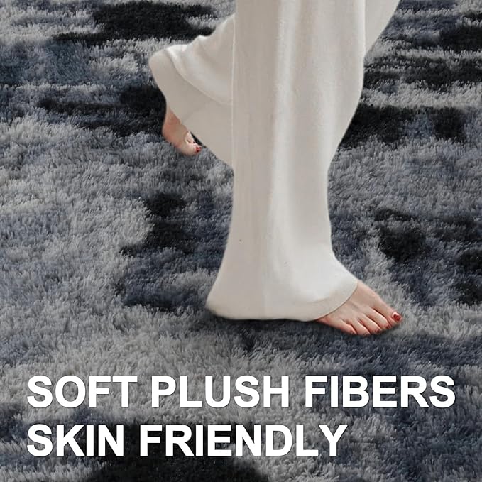 9x12 Ft Extra Large Shag Rugs for Living Room, Ultra Soft Fluffy Furry Area - Image 5