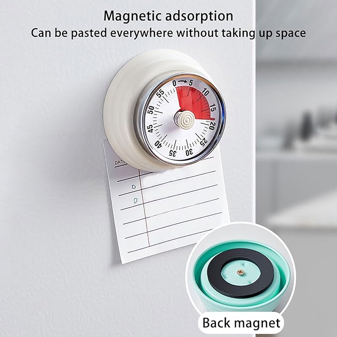 Elegant Stainless Steel Vintage Kitchen Timer - Image 7