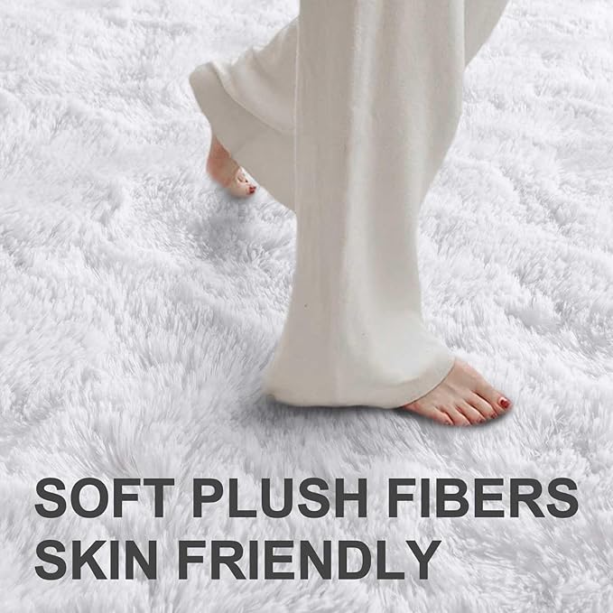 8x10 Ft Extra Large Shag Rugs for Living Room, Ultra Soft Fluffy Furry Area - Image 5