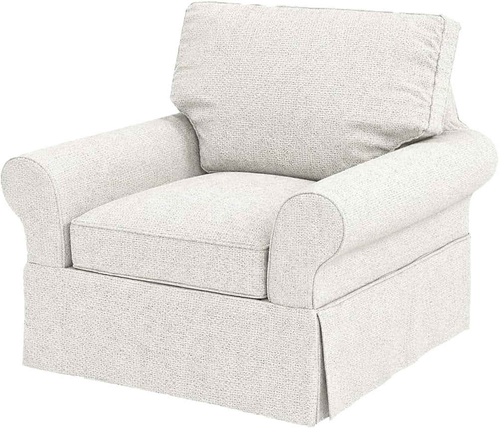 Heavy Linen PB Basic Chair Slipcover Fits Pottery Barn Basic Armchair