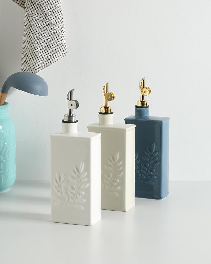 Sweejar Ceramic Olive Oil Dispenser Bottle - Image 6