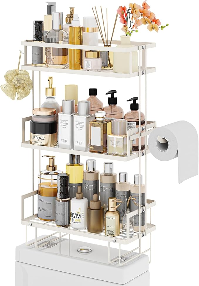 Godboat Bathroom Organizers and Storage, 3-Tier Over The Toilet Storage - Image 8