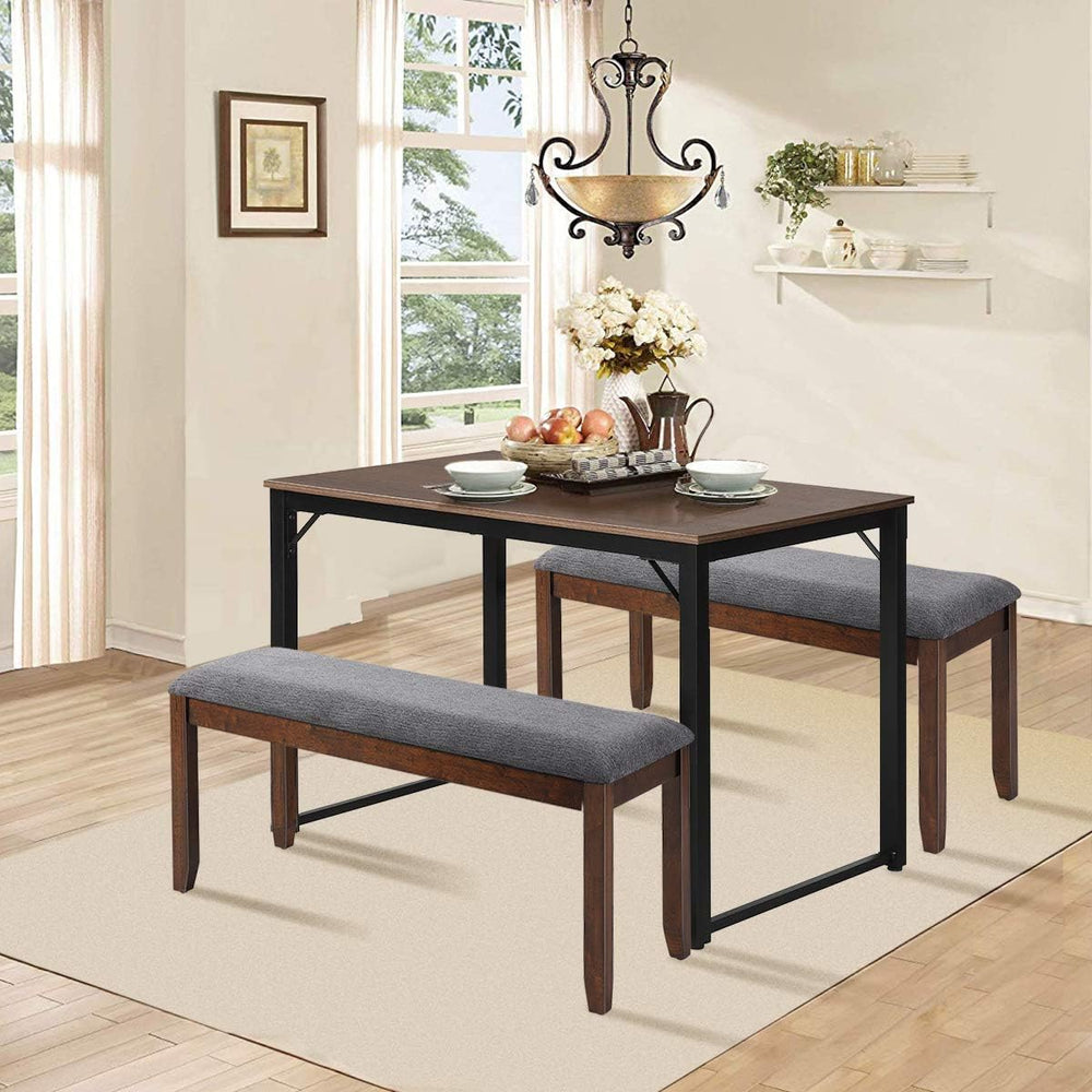 Giantex Dining Room Bench with Upholstered Padded Seat, 660lbs Capacity, 47.5...