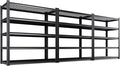 Set of 3 Garage Shelving-3000 lbs 5 Tier Storage Shelves, Adjustable Heavy Duty by Unknown