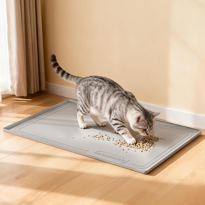 Aisslro Under Sink Mat 22" X 19", Waterproof Silicone Cabinet Organizer - Image 6