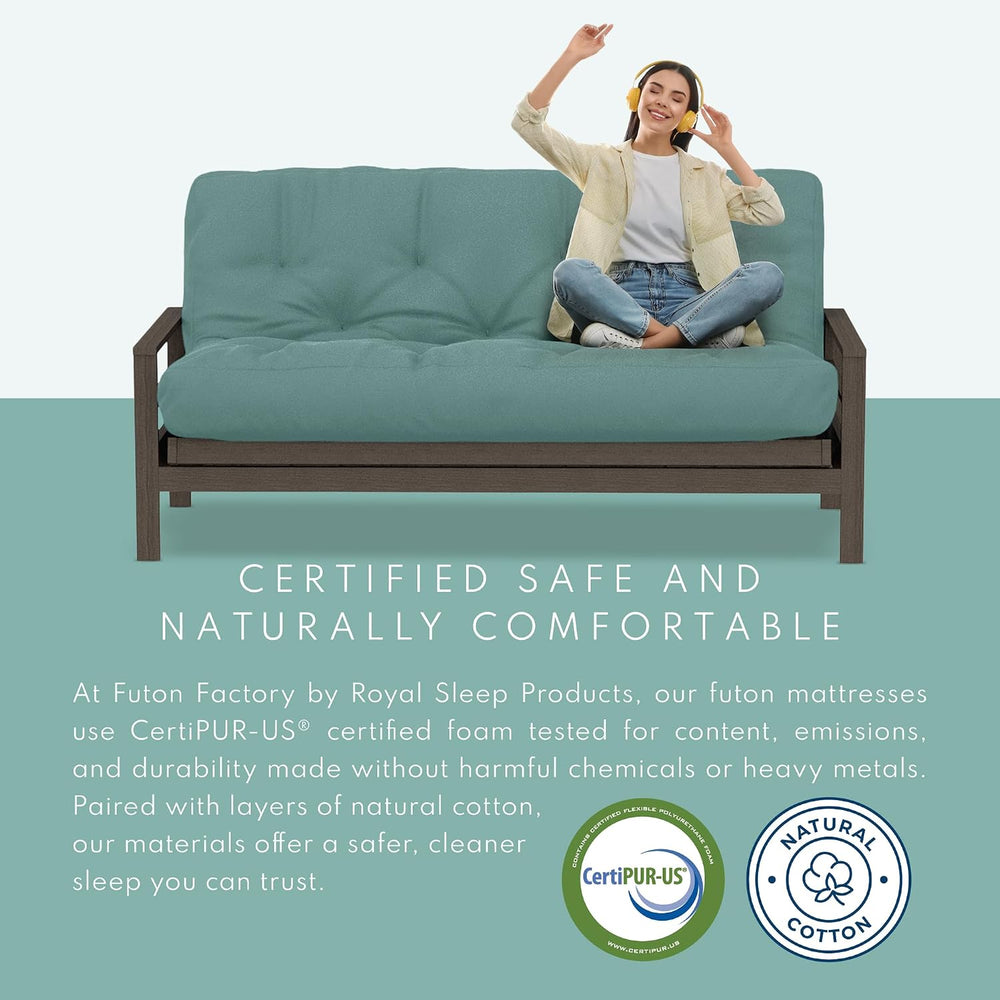 Royal Sleep Products by The Futon Factory Cooling Gel Memory Foam 8 inch Futo...