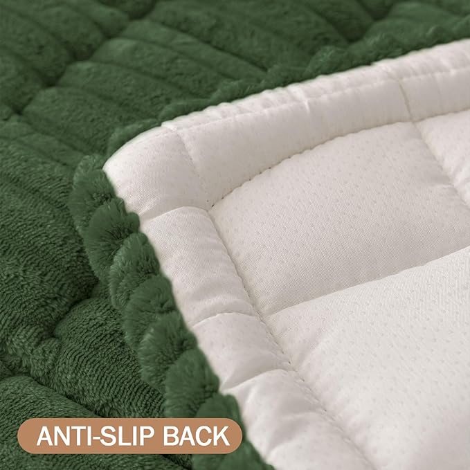 Smiry Couch Cover for Dogs Washable, Non Slip Fuzzy Pet Couch Covers for 3 - Image 10