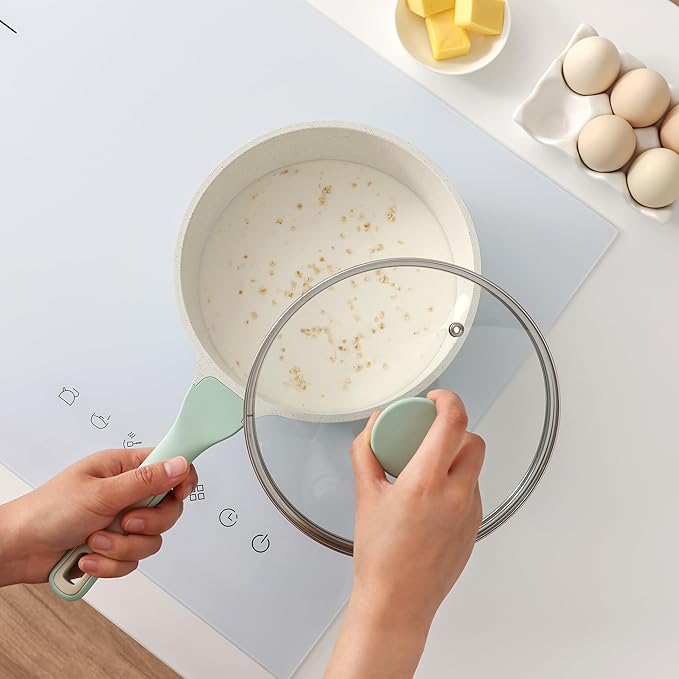 SENSARTE White Ceramic Nonstick Saucepan - Image 7