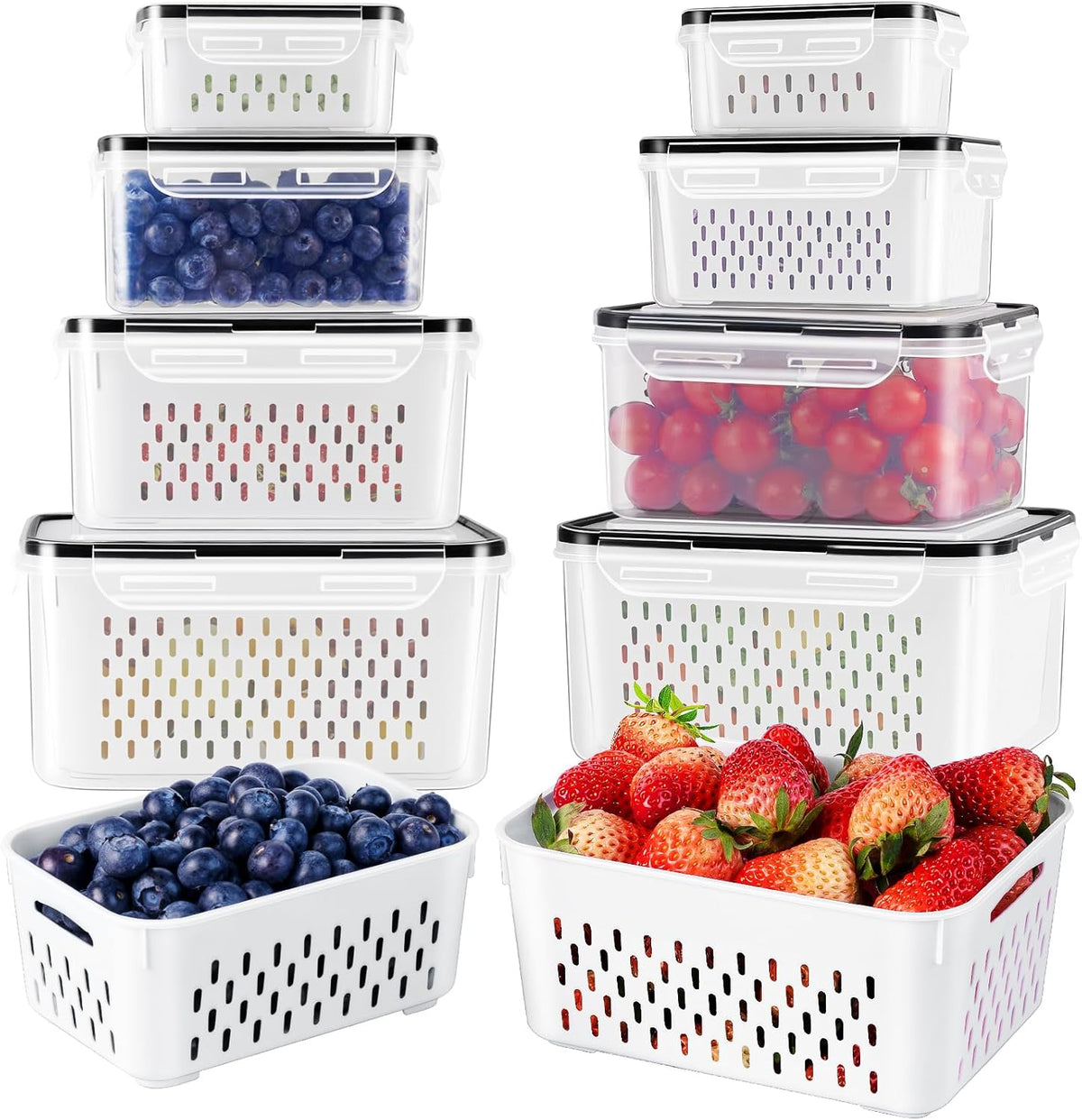 Freshmage Fruit Storage Containers (8 pcs)