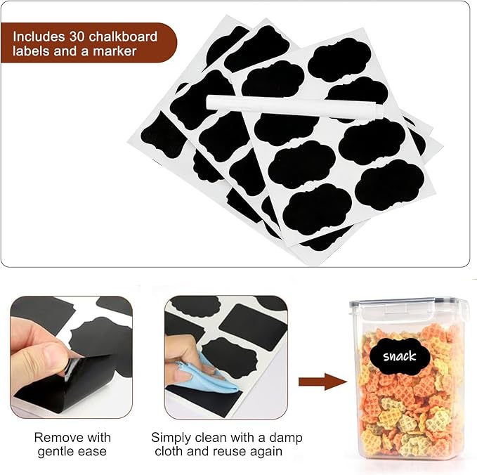 JUJOJB Airtight Food Storage Containers Set