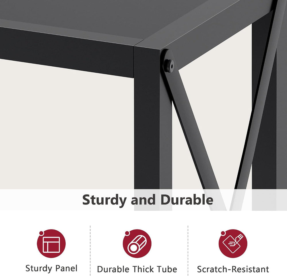 Tajsoon Console Table 41.8", 2 Tier Narrow Entryway Table with Shelves |...