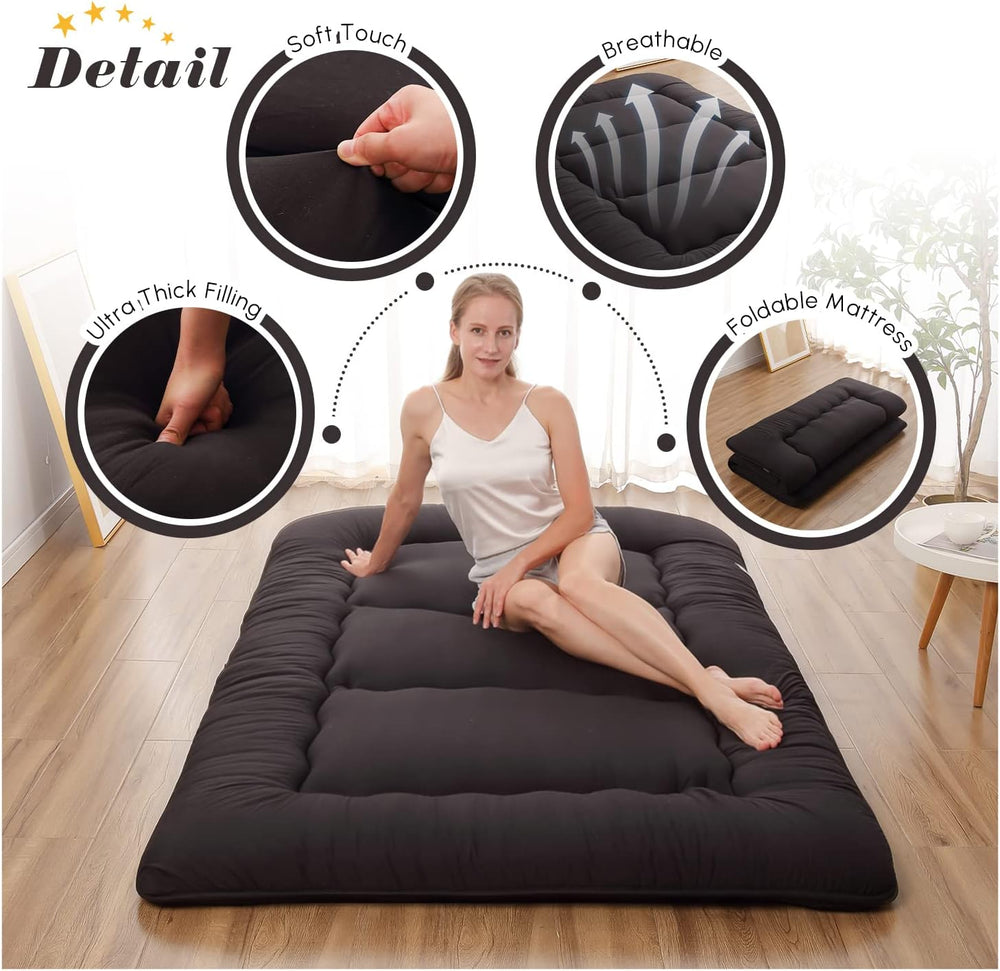 Zelladorra Japanese Floor Mattress, Futon Mattress