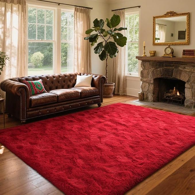9x12 Ft Extra Large Shag Rugs for Living Room, Ultra Soft Fluffy Furry Area - Image 3