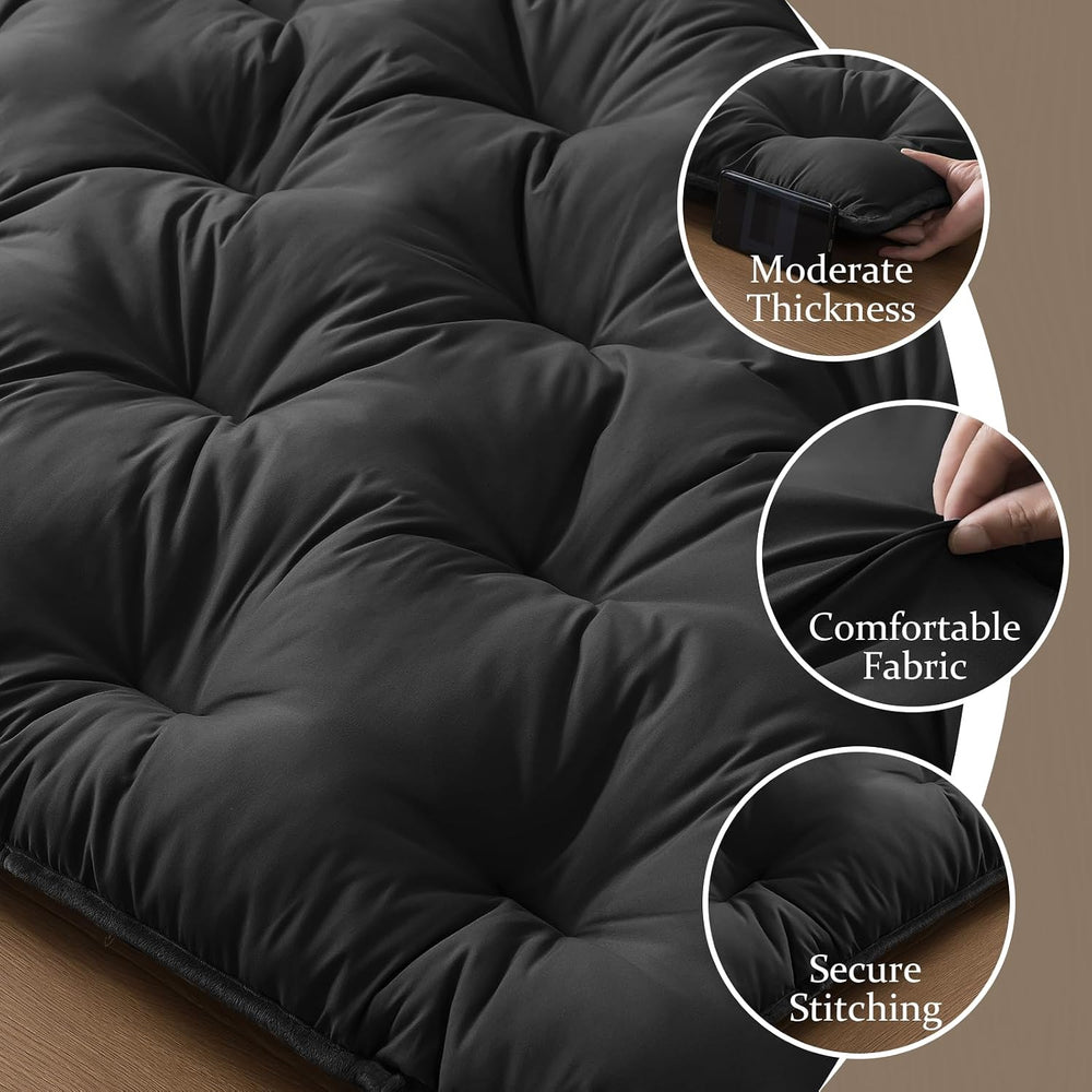 SHOUREN Japanese Futon Mattress Floor Mattress 3" Tatami Mat,Shredded Me...