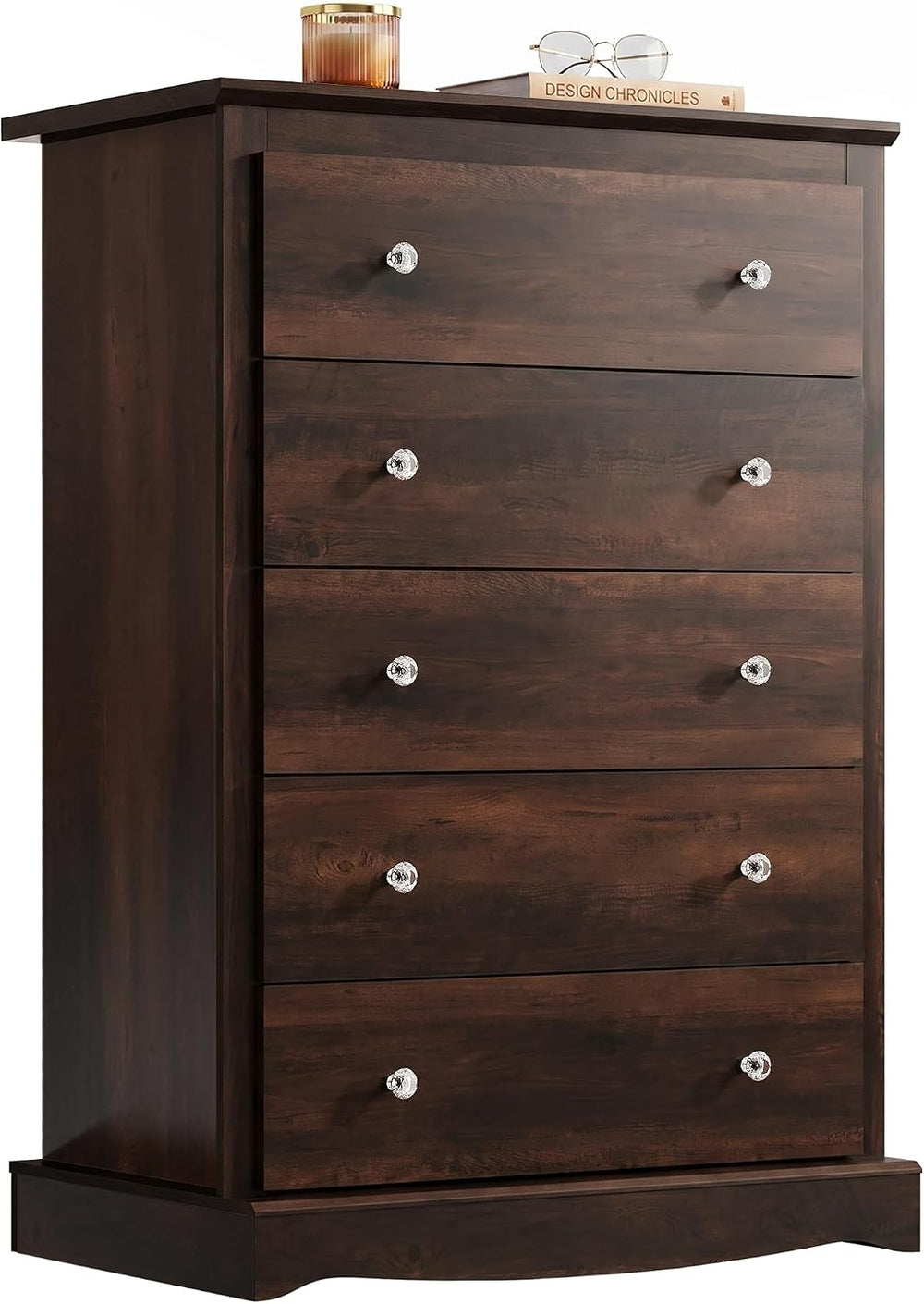 WLIVE 5 Drawer Dresser, 45" Tall Dresser for Bedroom with Exclusive Anti...