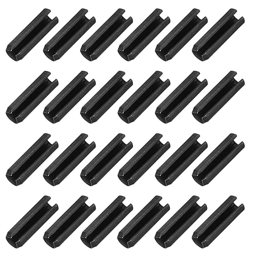 MECCANIXITY 25Pcs Slotted Split Roll Pins 3/10 Inch Dia. 1 Inch Length 65Mn by MECCANIXITY