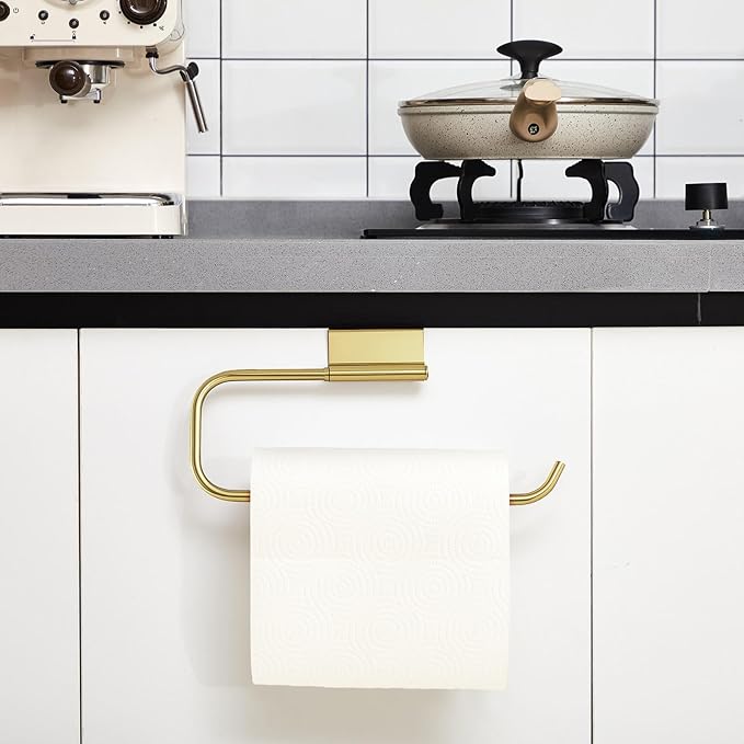 Yaocom 12.4 Inches Cabinet Door Paper Towel Holder Camper Under Sink No - Image 2