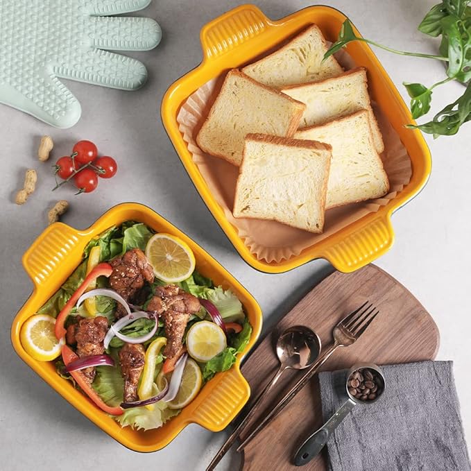 Sweejar Ceramic Baking Dish, 9 x 9 Cake Baking Pan - Image 5