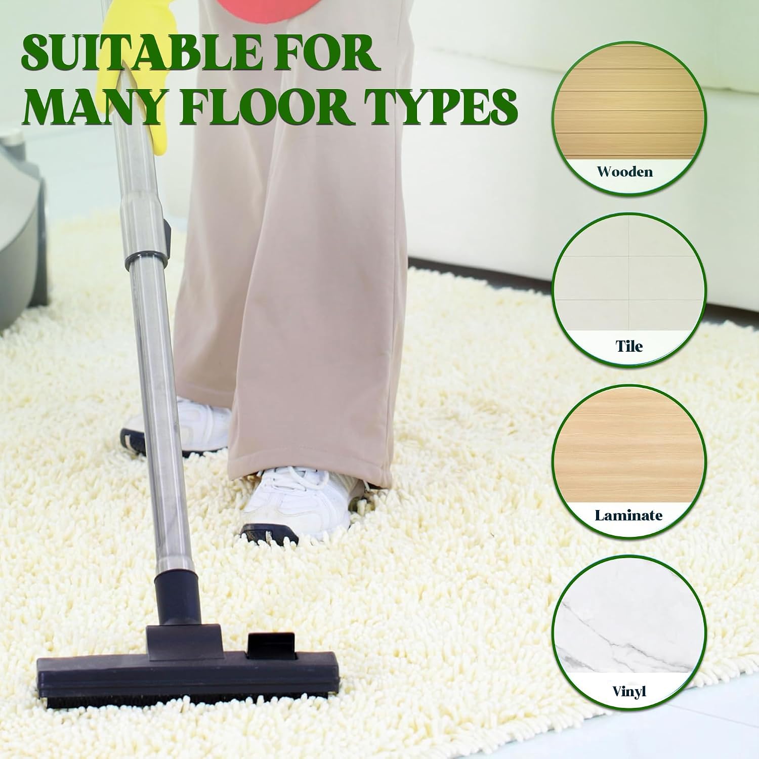 20 Pcs Rug Gripper Pads, Super Adhesive Resuable & Washable Non-Slip Rug Gripper for Hardwood Floors Rug Stoppers, for Marble, Tiled and Vinyl Floors
