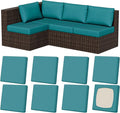 8Pcs Stretch Patio Cushion Covers, Outdoor Couch & Sofa Replacement Slipcovers by VORSHAPE
