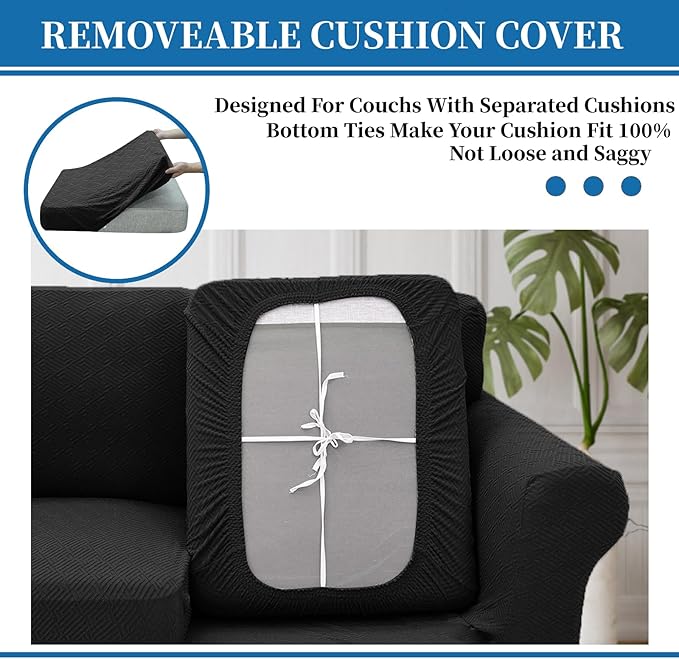 XINEAGE 2026 New 3 Pieces Couch Covers - Image 3