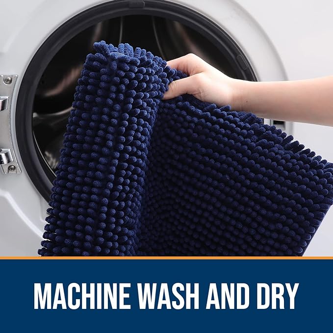 OLANLY Dog Door Mat for Muddy Paws 70x46, Absorbs Moisture and Dirt, Absorbent - Image 5