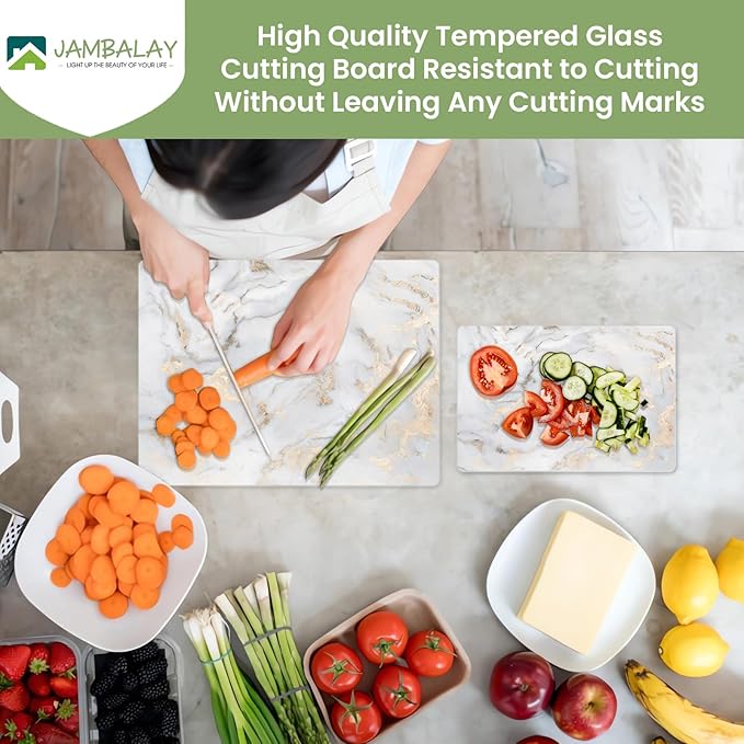 JAMBALAY Tempered Glass Cutting Boards - Image 4
