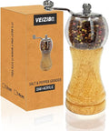 Salt and Pepper Grinder Set Hand Crank Salt and Pepper Mill Classical Wooden by VEIZIBEELtd