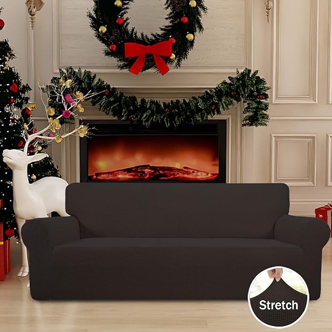 Easy-Going Stretch Sofa Slipcover 1-Piece Sofa Cover Furniture Protector Couch - Image 2