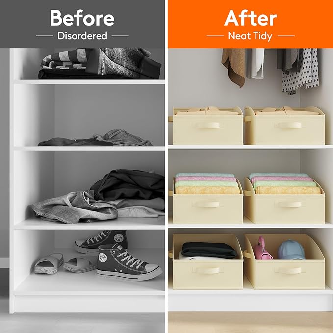 Lifewit Trapezoid Closet Storage Bins