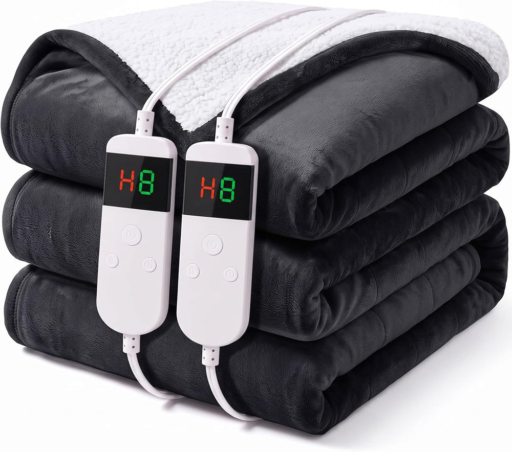 Electric Heated Blanket Queen Size 84''x90'' Machine Washable