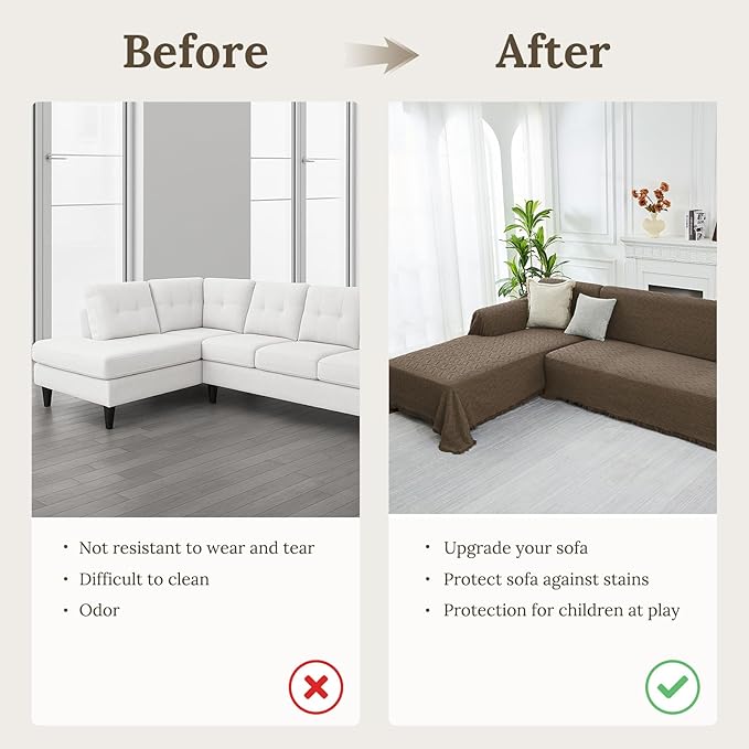 HOMERILLA Sectional Couch Covers - Image 4