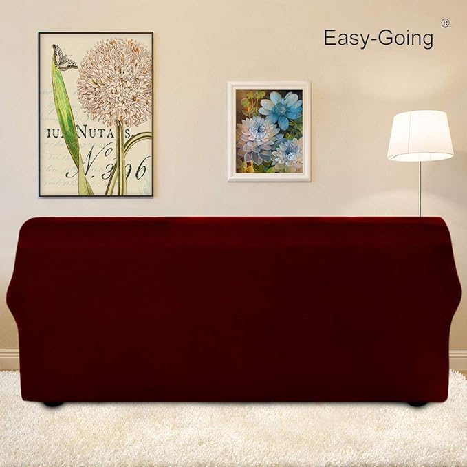 Easy-Going Stretch Sofa Slipcover 1-Piece Sofa Cover Furniture Protector Couch - Image 4