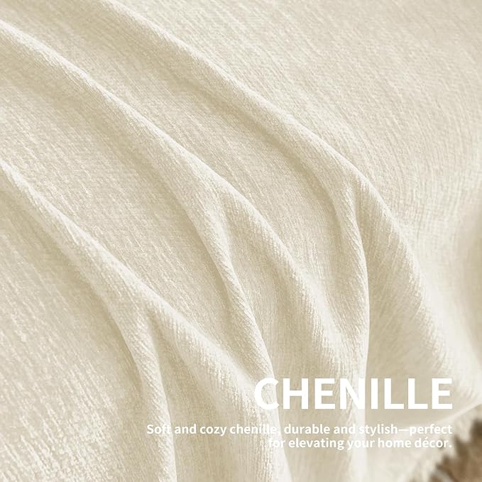 Couch Cover for Dogs, Boho Sofa Covers for 3 Cushion Couch, Chenille Sofa - Image 6