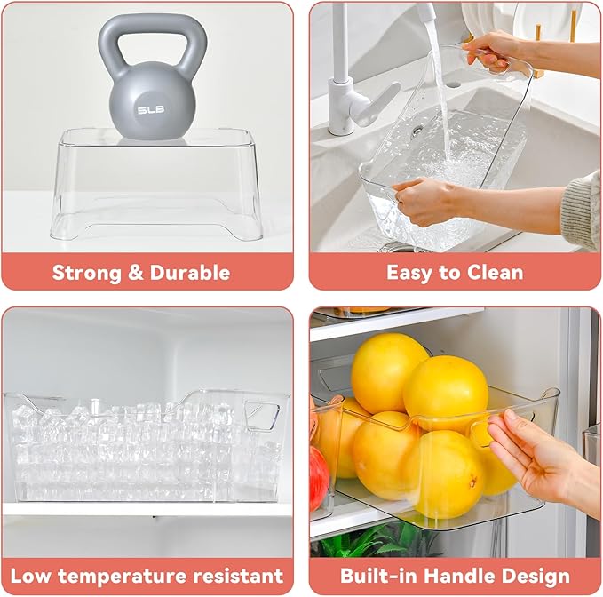 Clear Plastic Storage Bins - Image 7